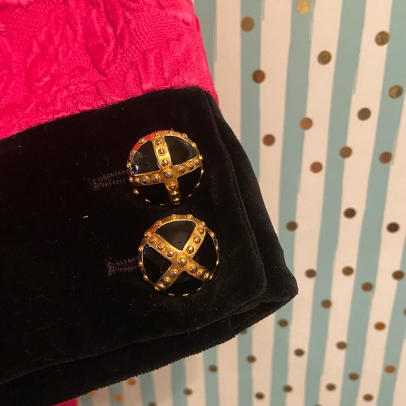 Escada Vintage Baroque and Velvet Blazer, Size 40 - Picture 7 of 14